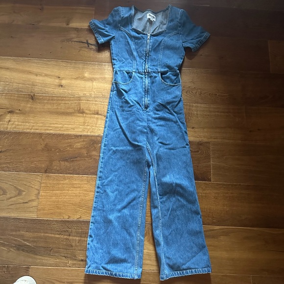 Rouje Denim Jumpsuit - Picture 8 of 10